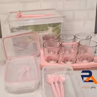 سرویس چایخوری 6نفره دلنار محصول برندمعتبرهوم کت تهیه شده از بهترین مواداولیه 