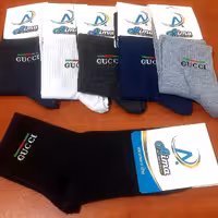 تولید جوراب اسپورت نیم ساق رنگ بندی و تنوع نخ درجه یک بسته بندی شبک ارسال رایگان کاربادوام