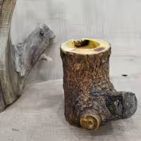 جا شمعی والمرا  چوبی 