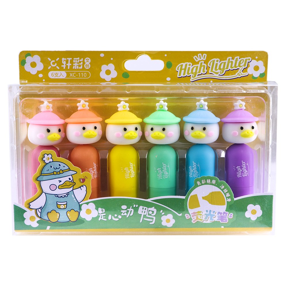 هایلایت بسته ای 6 عددی با طرح اردک