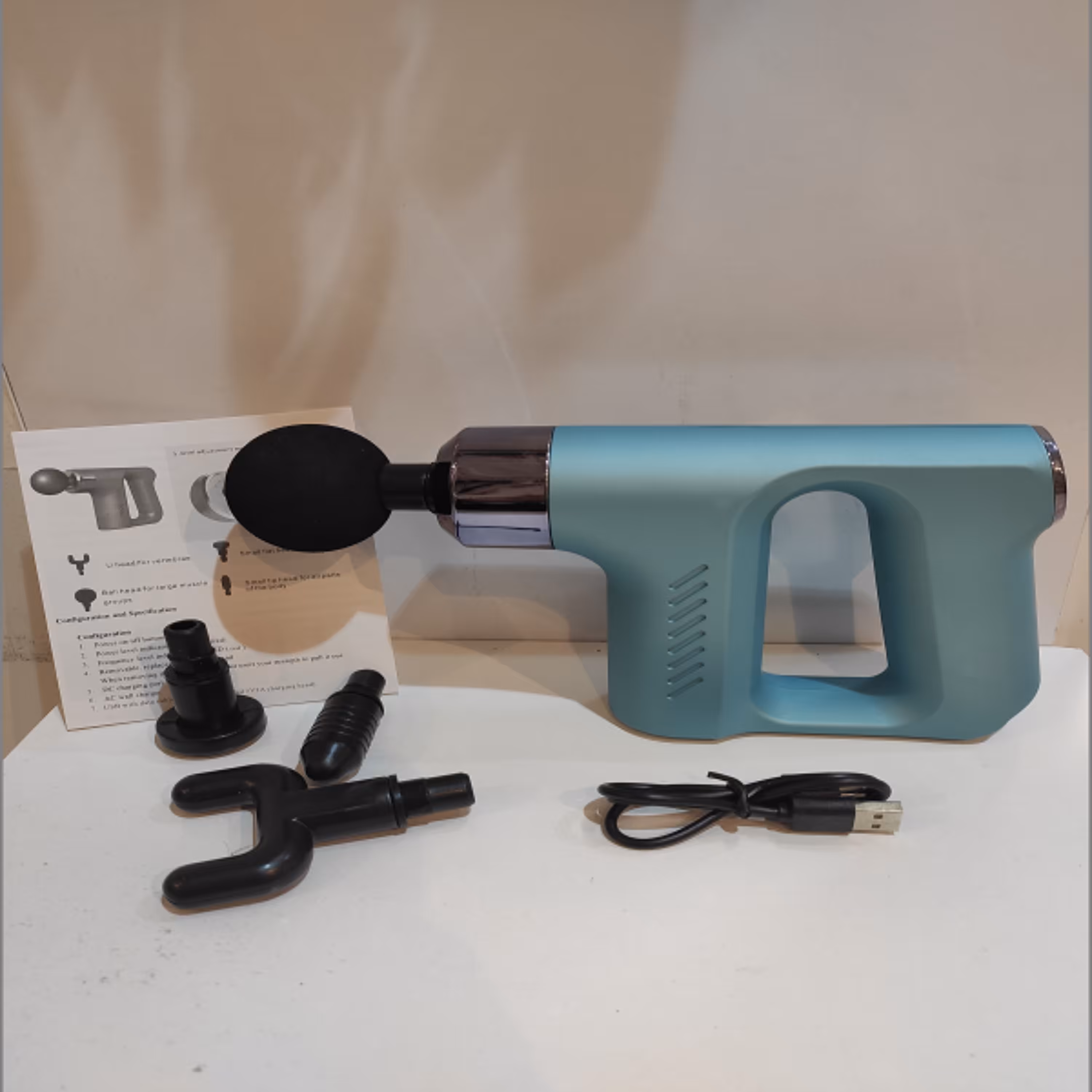 ماساژور تفنگی Fascial Gun دارای 4 سر