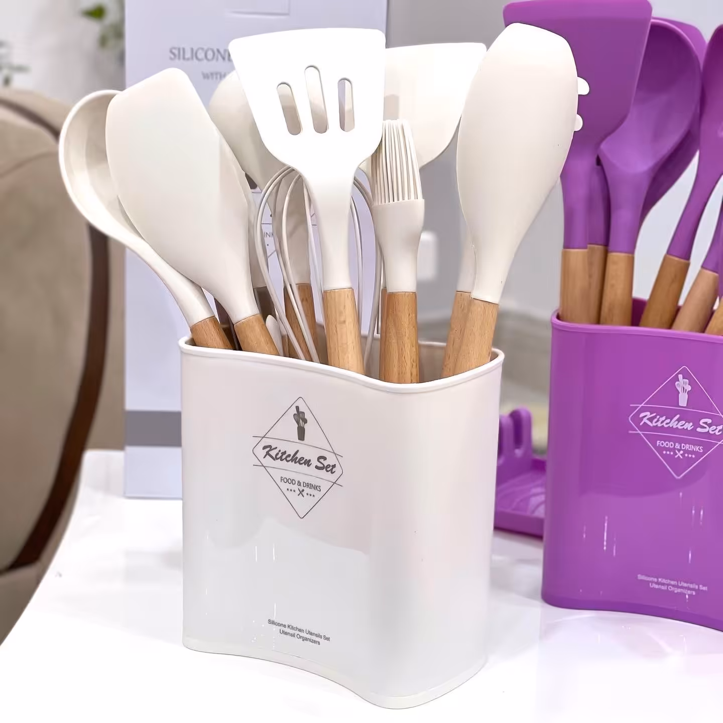 سرویس کفگیر ملاقه سیلیکونی 