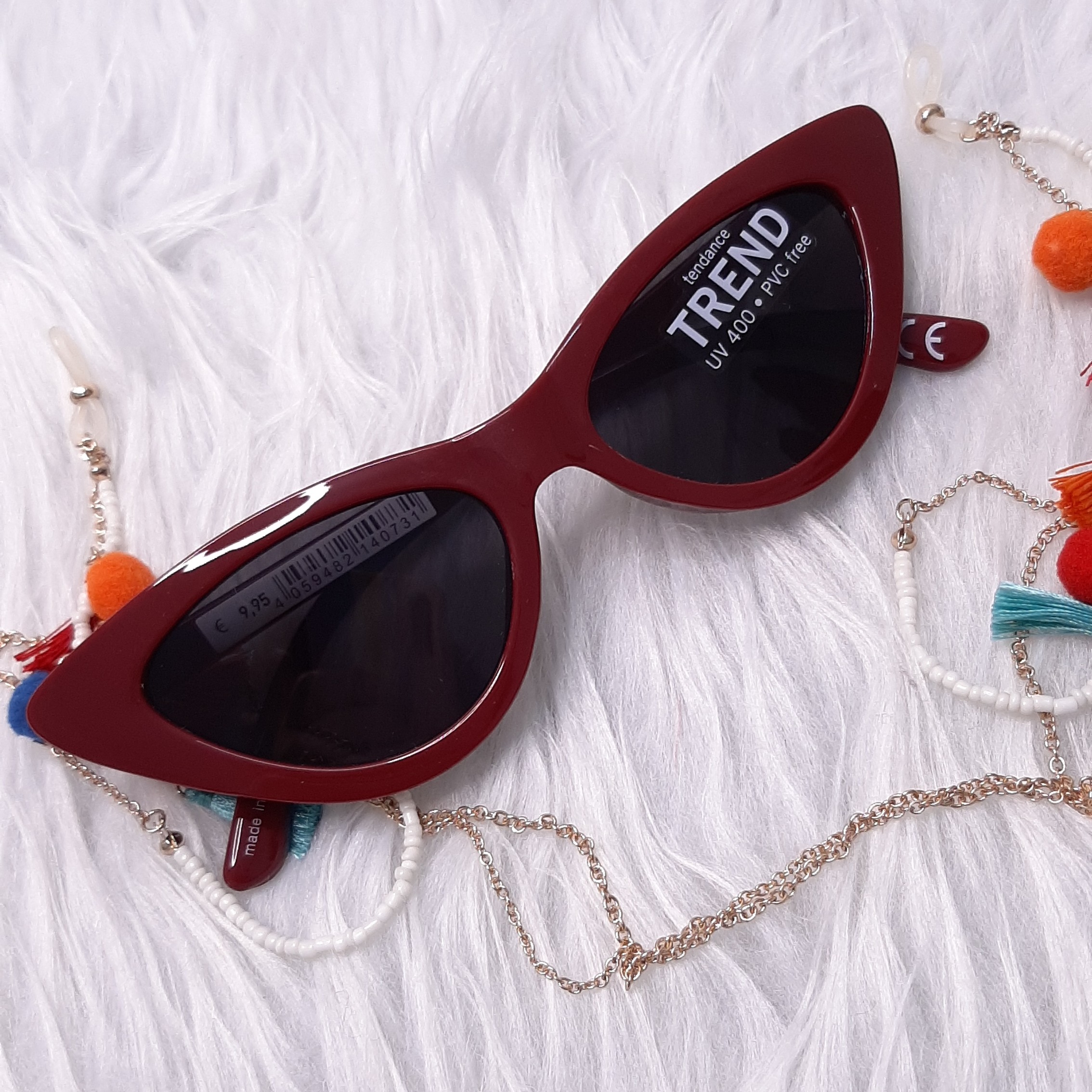 عینک آفتابی فانتزی اسپرت ترند uv400 کیف و دستمال رایگان