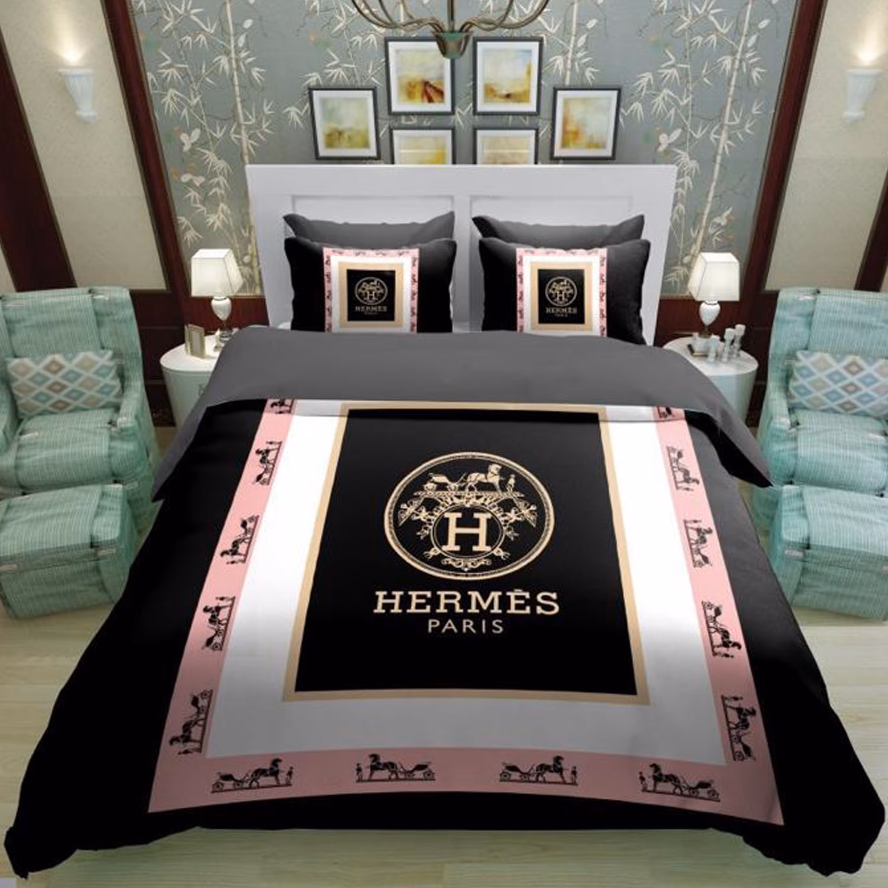 سرویس روتختی 1 نفره تنسل چاپی برندترک لند (Turk Land)  کد rs 70
