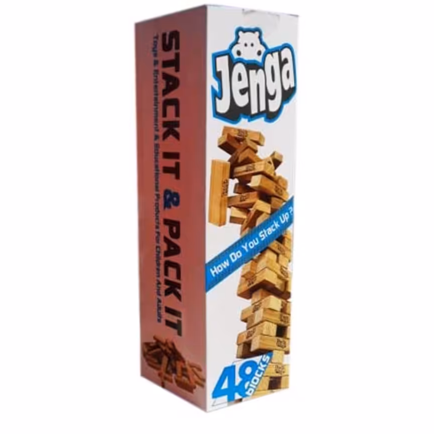 بازی فکری جنگا چوبی هیپو  JENGA

