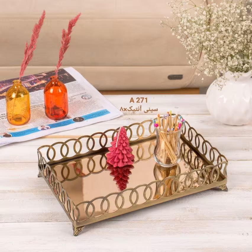 سینی آنتیک آینه ای ریور River 