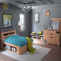 سرویس خواب باکس دار کرکره ای آرش