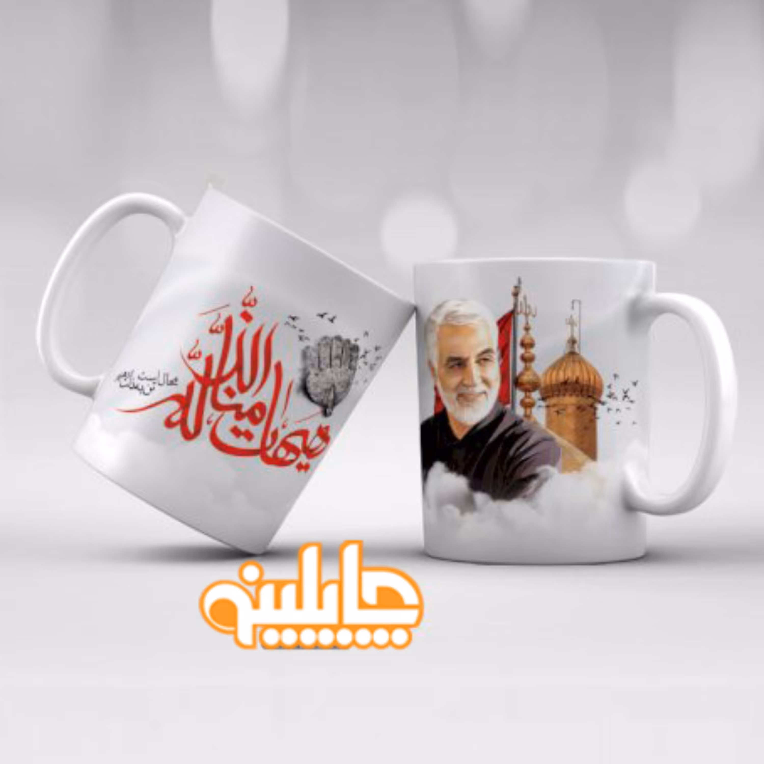 ماگ چاپلینو طرح شهیدسلیمانی -260