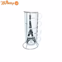 ست فنجان 4 تایی به همراه استند