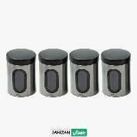 حبوبات استیل 1لیتر یونیک 4عددی کد5970