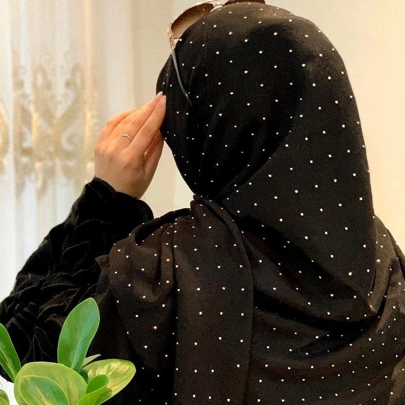 روسری وال اسلپ نگینی