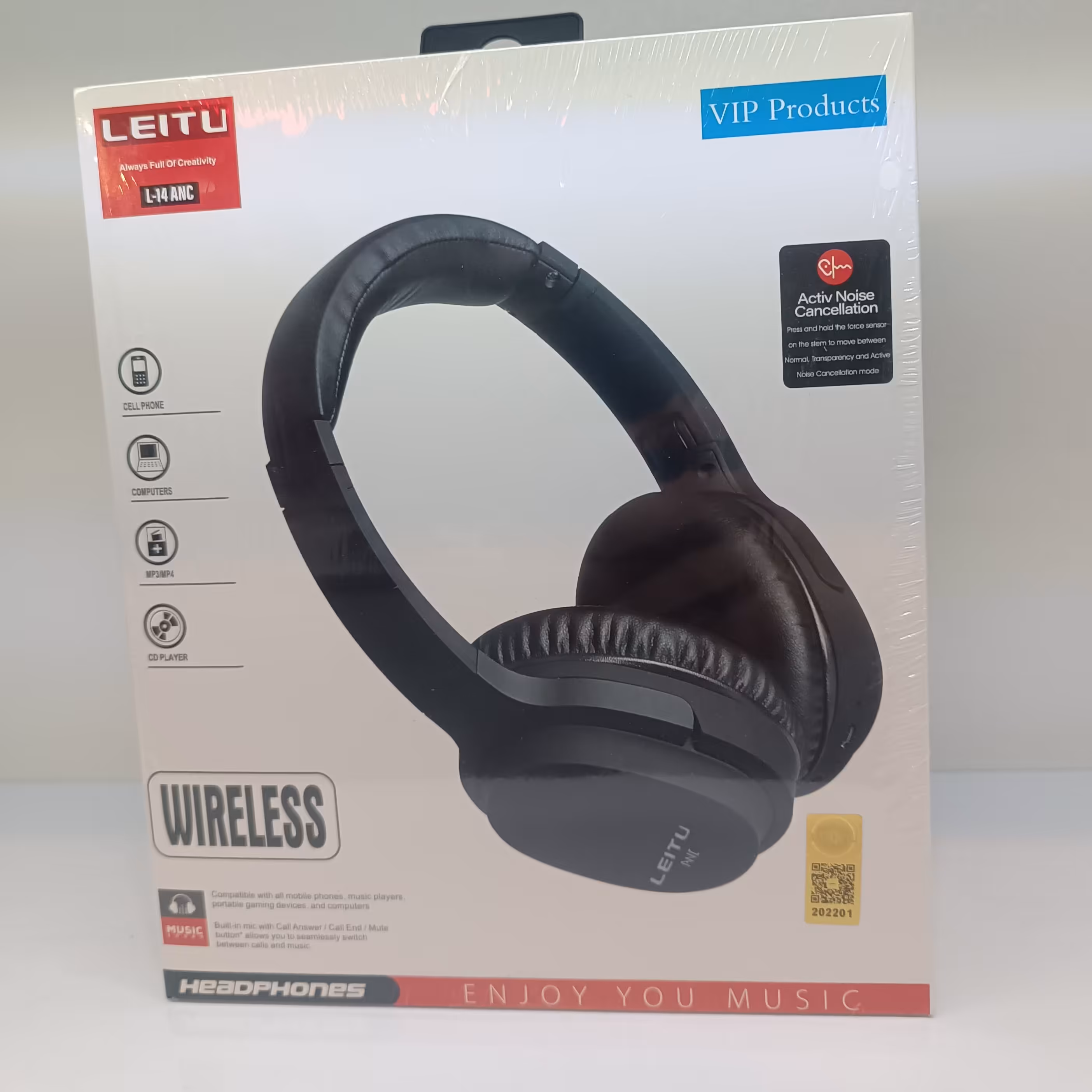 هدفون بلوتوثی برند لیتو مدل leitu L-14AMC