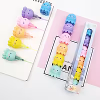 ماژيک هايلايت پاستلی 5 رنگ طرح اختاپوس