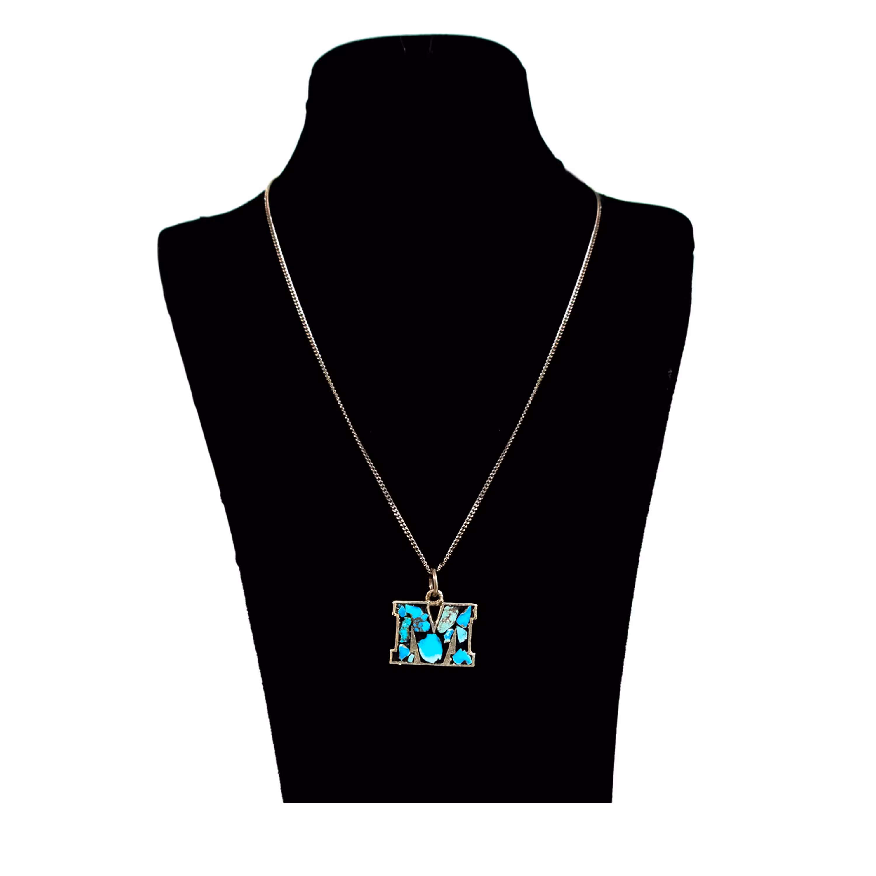 گردنبند نقره زنانه فیروزه کوب کد ZIFK2 فیروزه نیشابور زنجیر نقره