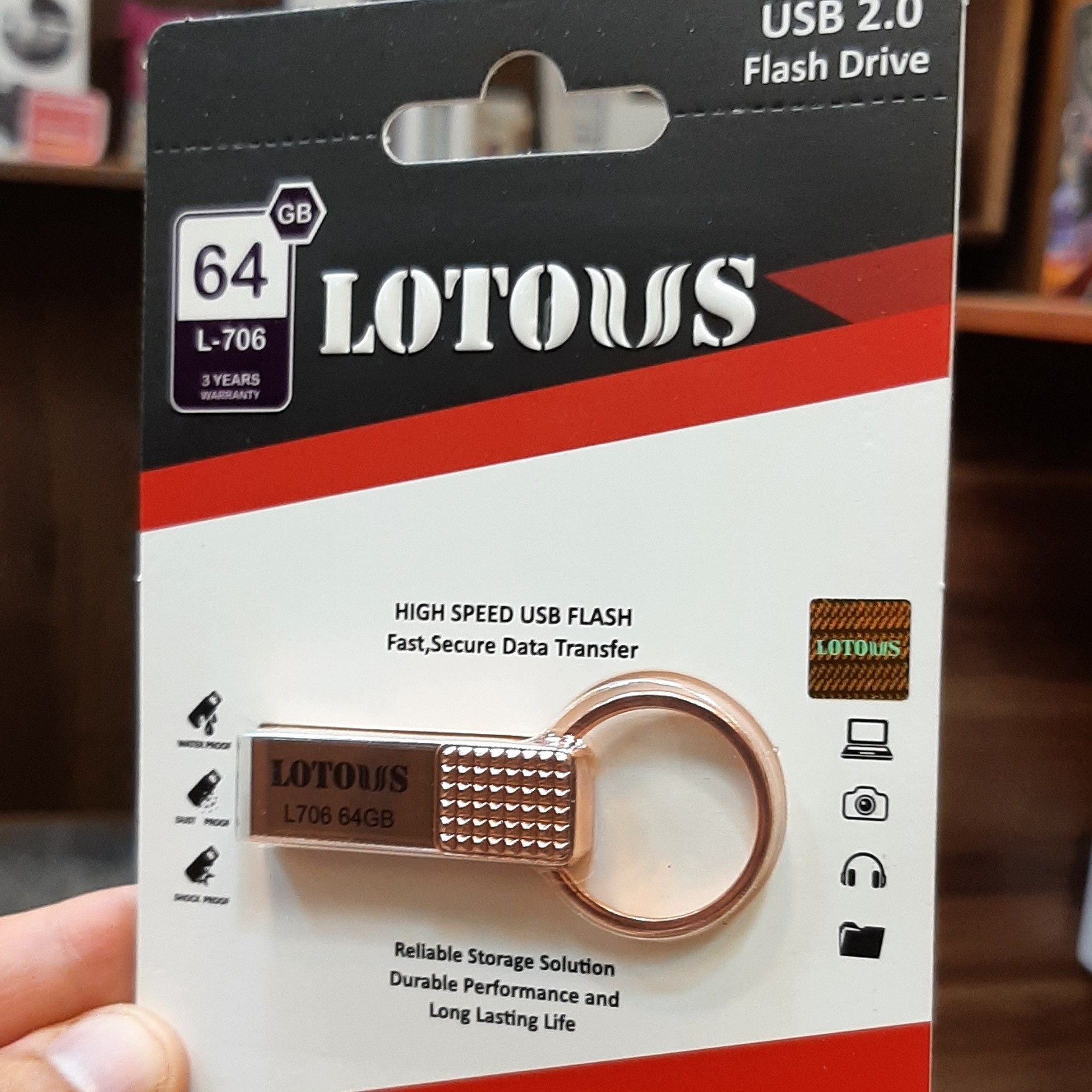 فلش 64 گیگ  فلزی گارانتی دار