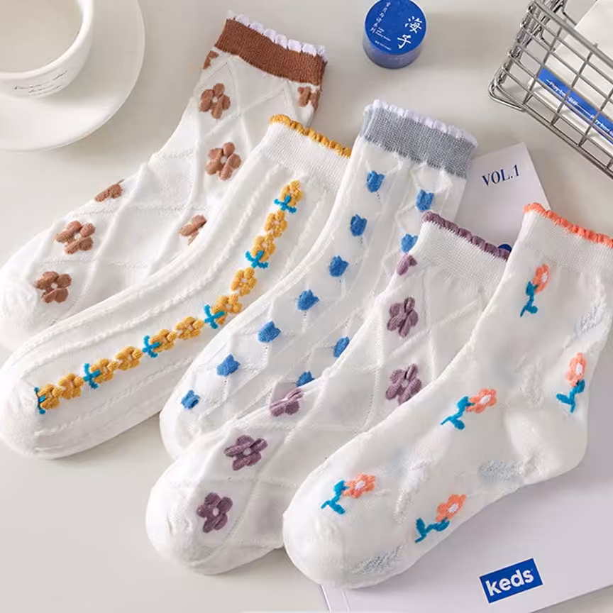 جوراب ساق بلند تابستانی