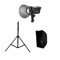کیت تولید محتوا نور ثابت ویدئو لایت Sierra SR-0811 ، پایه نور 805 و سافت باکس پرتابل 60x90cm