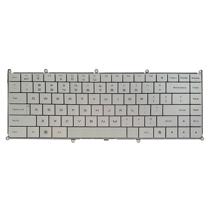 کیبورد لپ تاپ دل مدل XPS Adamo13 Silver