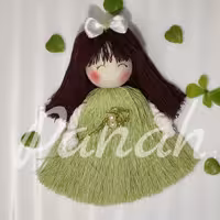 عروسک نخی سما، یک انتخاب به عنوان جاسوئیچی، آویز روی لباس، تزیین اتاق کودک و نوجوان