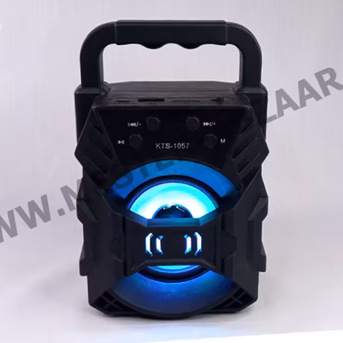 اسپیکر بلوتوثی چمدونی 1057 شارژی USB و قابلیت اتصال کارت حافظه ( رم )