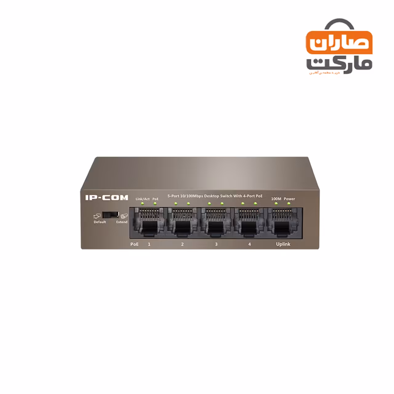 سوییچ شبکه 5 پورت آی پی کام مدل F1105P-4-63W