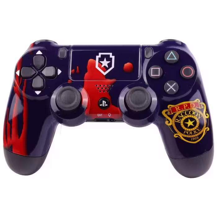 دسته بی سیم SONY PlayStation 4 DualShock 4 High Copy طرح R.P.D Racoon Police