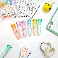 ماژیک هایلایتر پنجه کریستالی 6 رنگه 