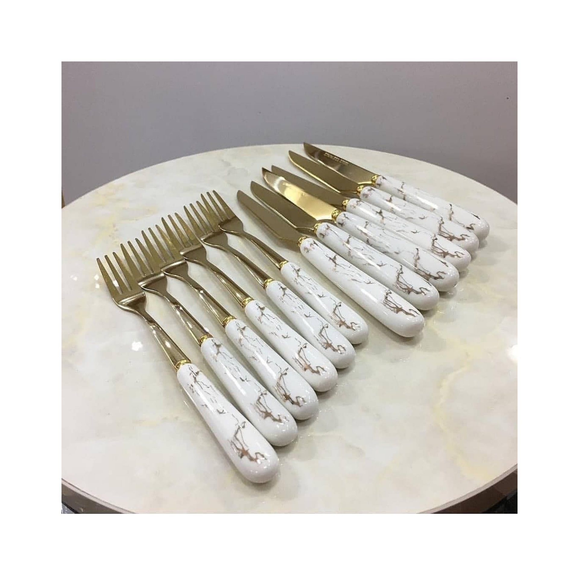 کارد و چنگال  تیغه طلایی MGS 