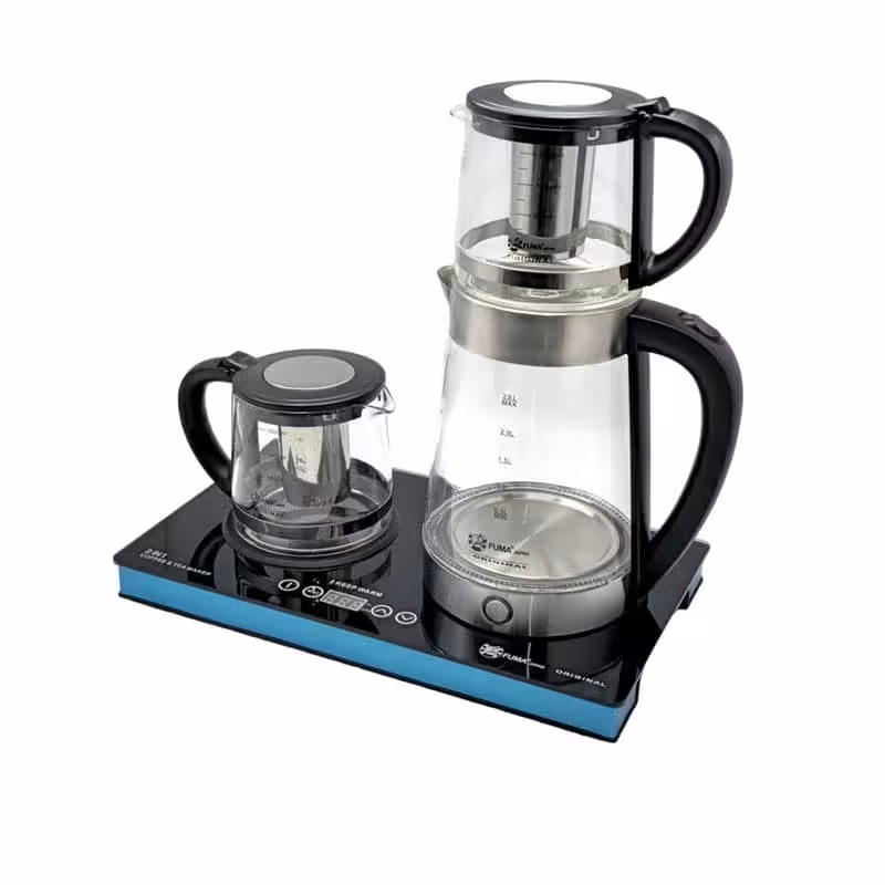 چای ساز فوما مدل FU-2053 دو قوری استفاده بصورت روهمی