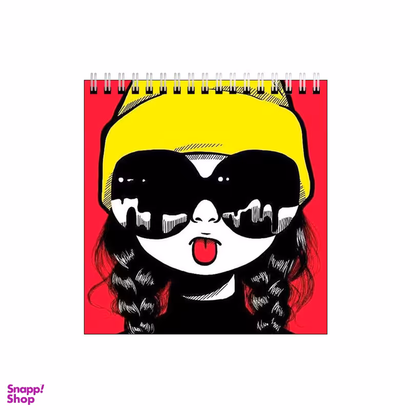 دفتر طراحی بامبیلیپ طرح دختر زبون دراز کد 2231766