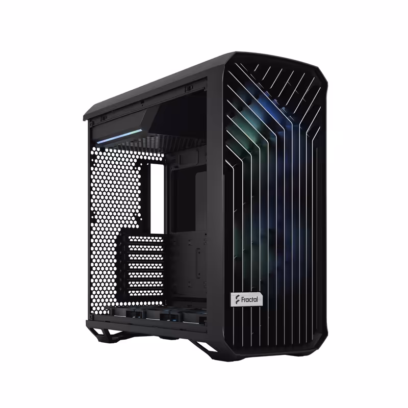 کیس فراکتال دیزاین مدل Torrent RGB - Black TG Light Tint - فروشگاه کارما آی‌تی