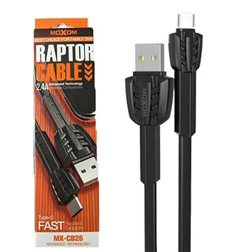 کابل شارژ تایپ سی Type-C موکسوم MOXOM CB-25