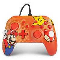 کنترلر PowerA Enhanced نینتندو سوییچ &#8211; طرح Super Mario Vintage