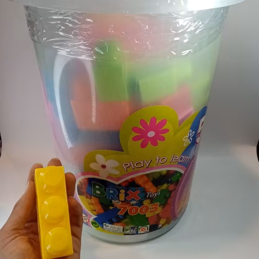 اسباب بازی لگو آجر بازی بزرگ و درشت 55تیکه