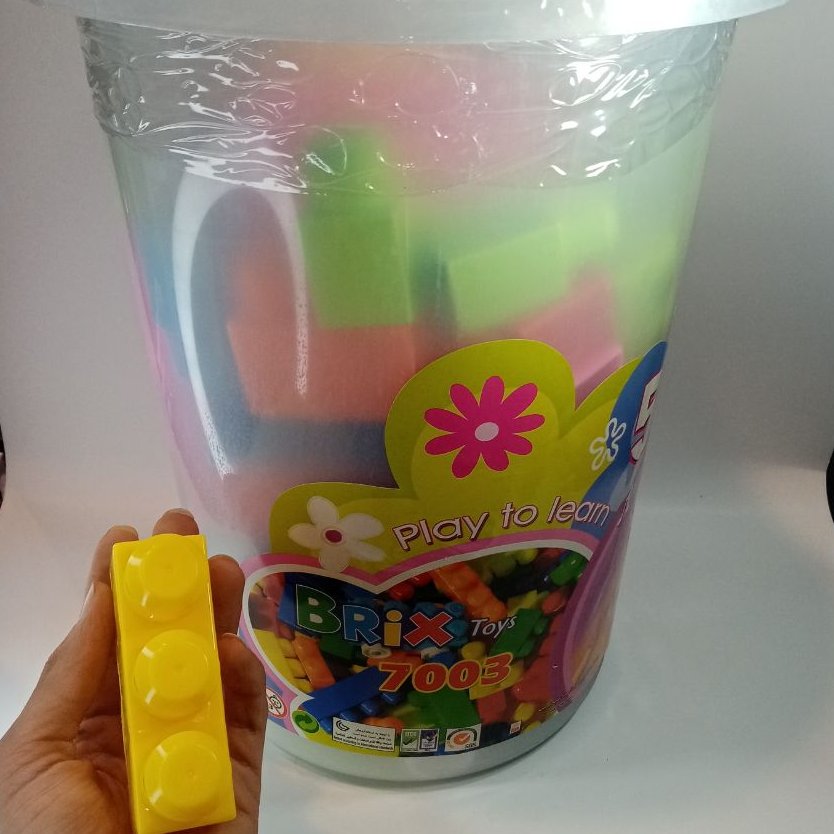 اسباب بازی لگو آجر بازی بزرگ و درشت 55تیکه