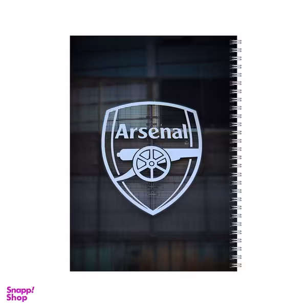دفتر مشق 50 برگ بامبیلیپ طرح لوگو آرسنال کد 7211258