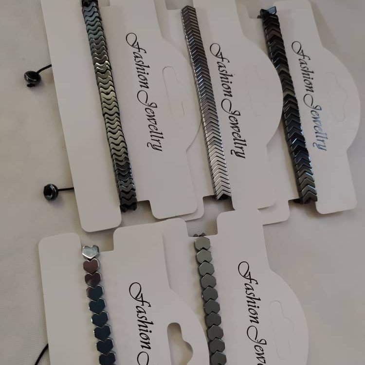 دستبند حدید فلشی دودی و هفت رنگ