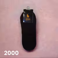 جوراب کالج اسپرت (سیاه با طوق مشکی ) کد 2000