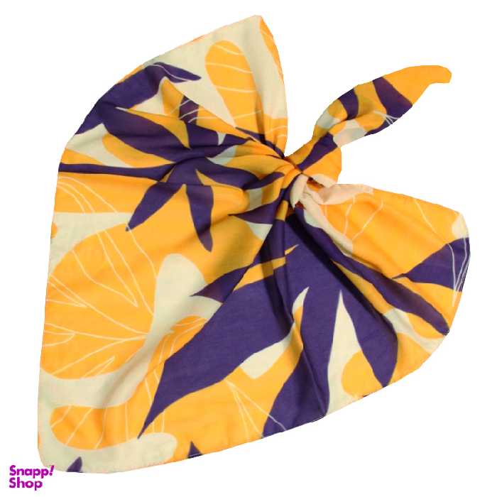 دستمال سر زنانه طرح برگ کد ana9530