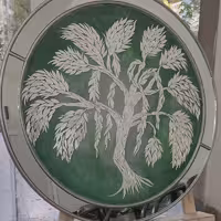 تابلو دکوراتیو مدرن آینه 