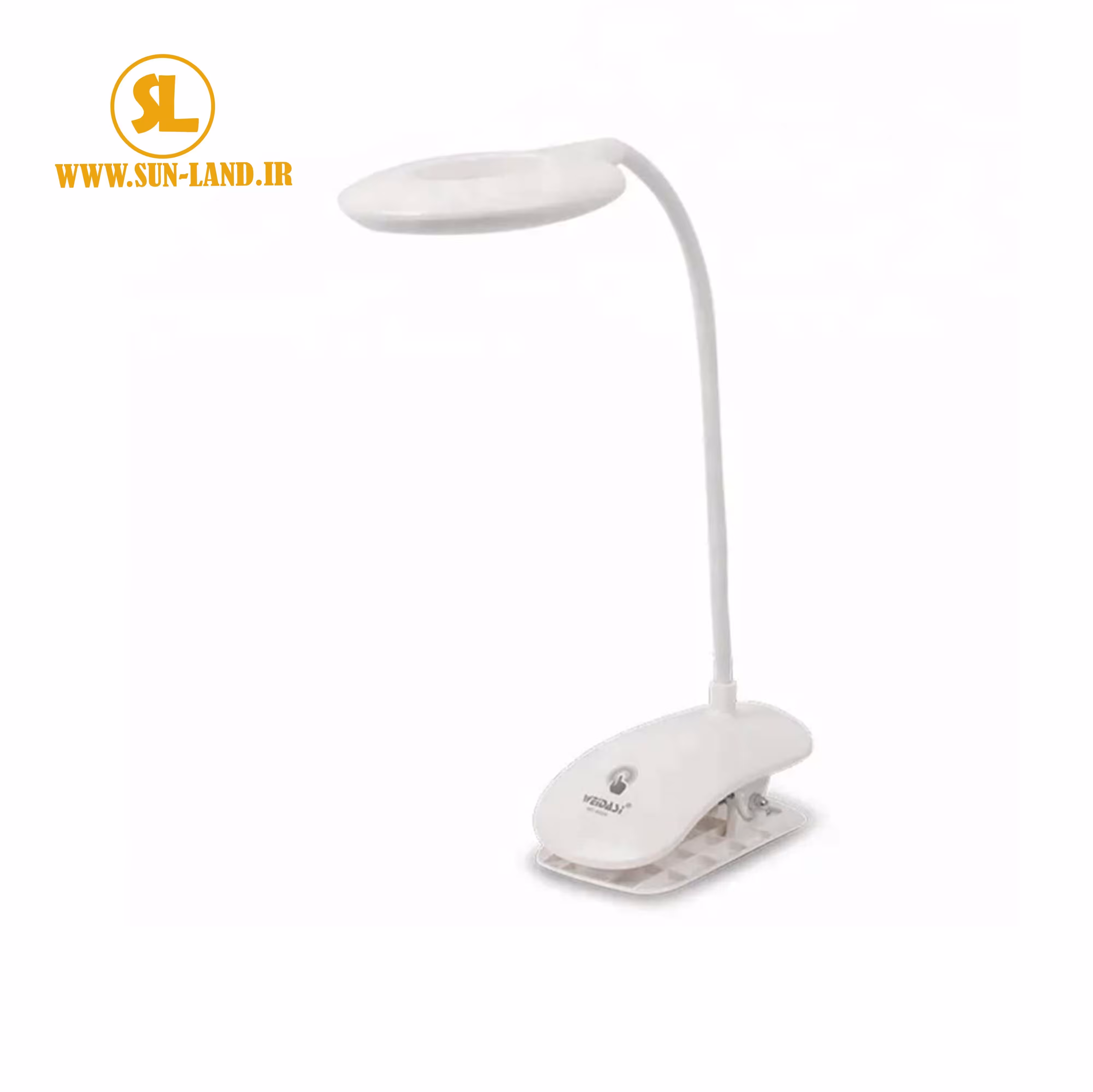 چراغ مطالعه مدرن گیره دار قابل شارژ ویداسی مدل WD-6038