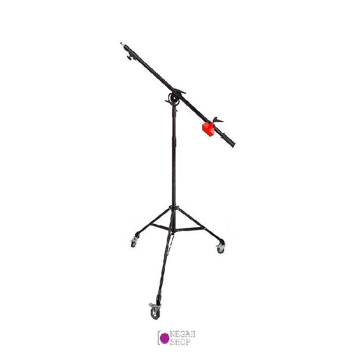 سه پایه بوم چرخ دار اس اند اس QH-J2180 مدل S&amp;S QH-J2180 Studio Boom Arm With Casters Kit