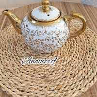 قوری چینی گلدار