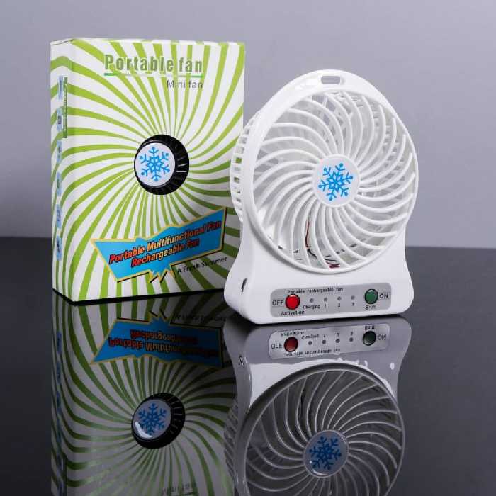 پنکه شارژی رومیزی کد 10121 ( سری اقتصادی)