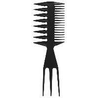 شانه فشن 3طرفه حالت دهی مو  ارایشگاهی