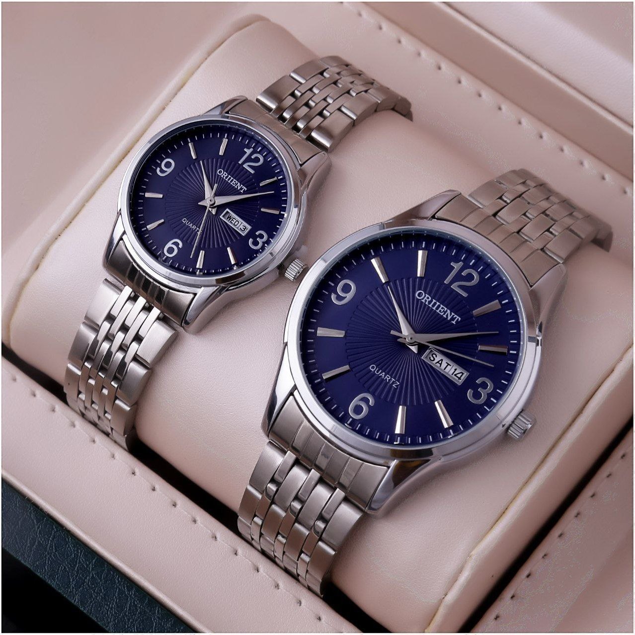 ساعت زنانه و مردانه  orient موتور ژاپن کیفیت عالی 