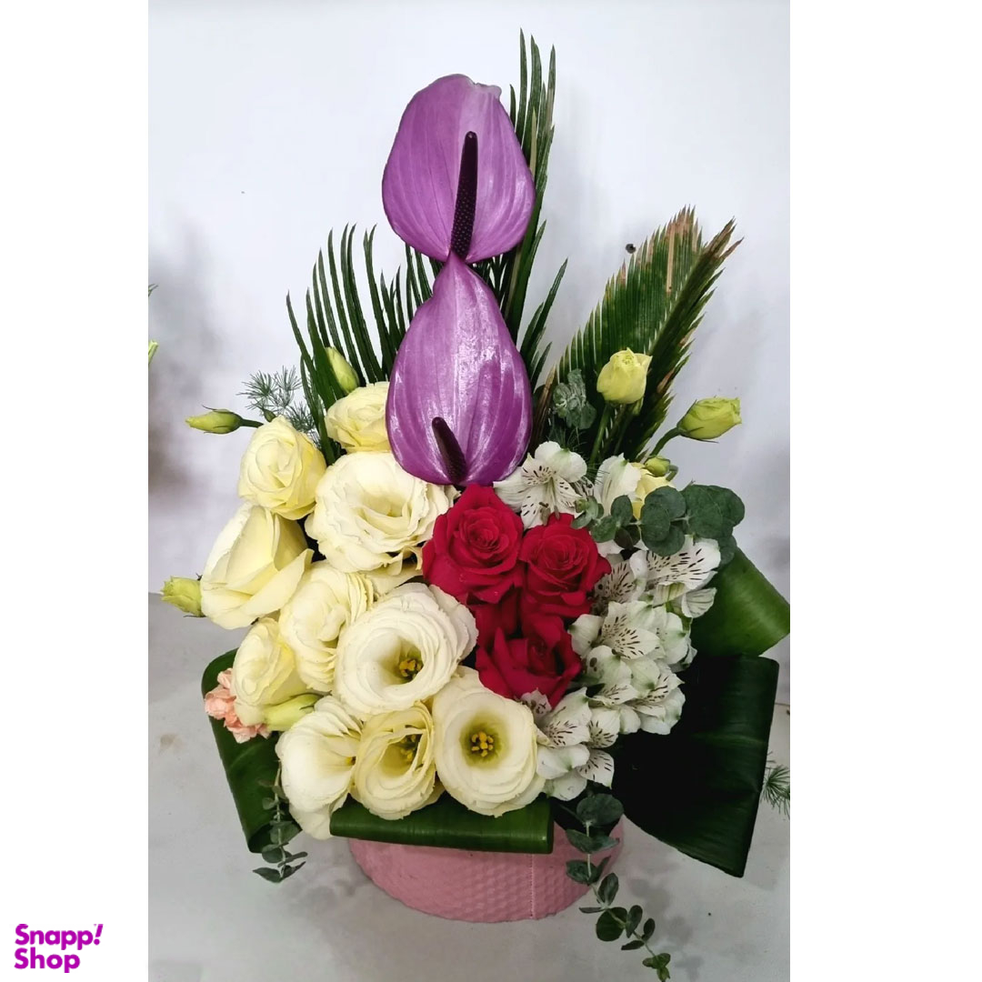 باکس گل طبیعی مدل یکطرفه کد 7