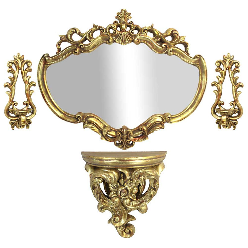 آینه مدل Artico به همراه کنسول و  2 عدد شمعدان