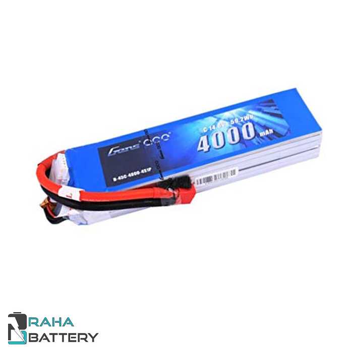 باتری لیتیوم پلیمر 4 سل Tattu 4000mAh 25C