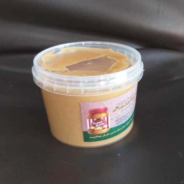 کره بادام زمینی ساده دوکیلویی تازه ارسال رایگان